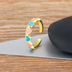 Bague 6 Coeurs Femme Or