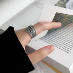 Fingerring Damenring Ethno-Stil Silber