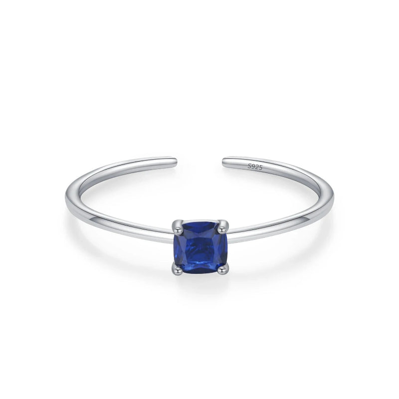 Bague Anneau en Zircon Coloré Pierre de Naissance