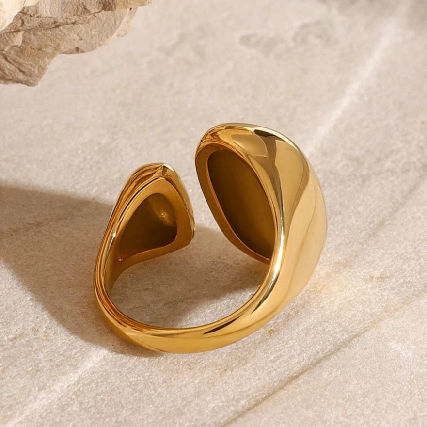 Anello Doppia Goccia d'Acqua