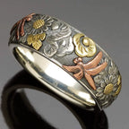 Vintage-Stil Blumenring