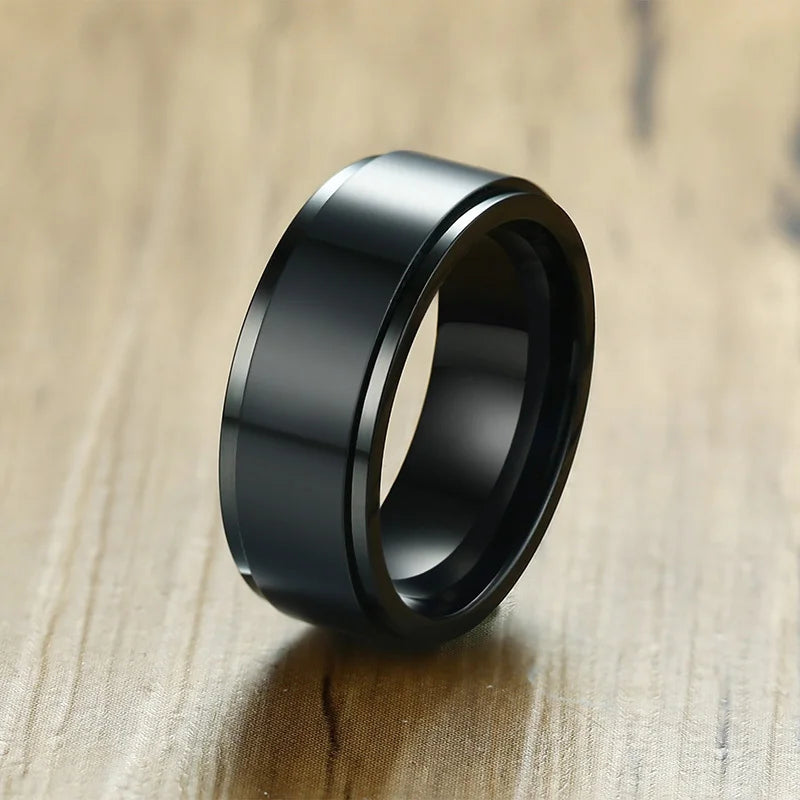 Bague pour Homme Anti-Stress Tournant