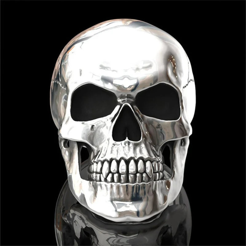 Anello Fascia Testa di Morte Gotica