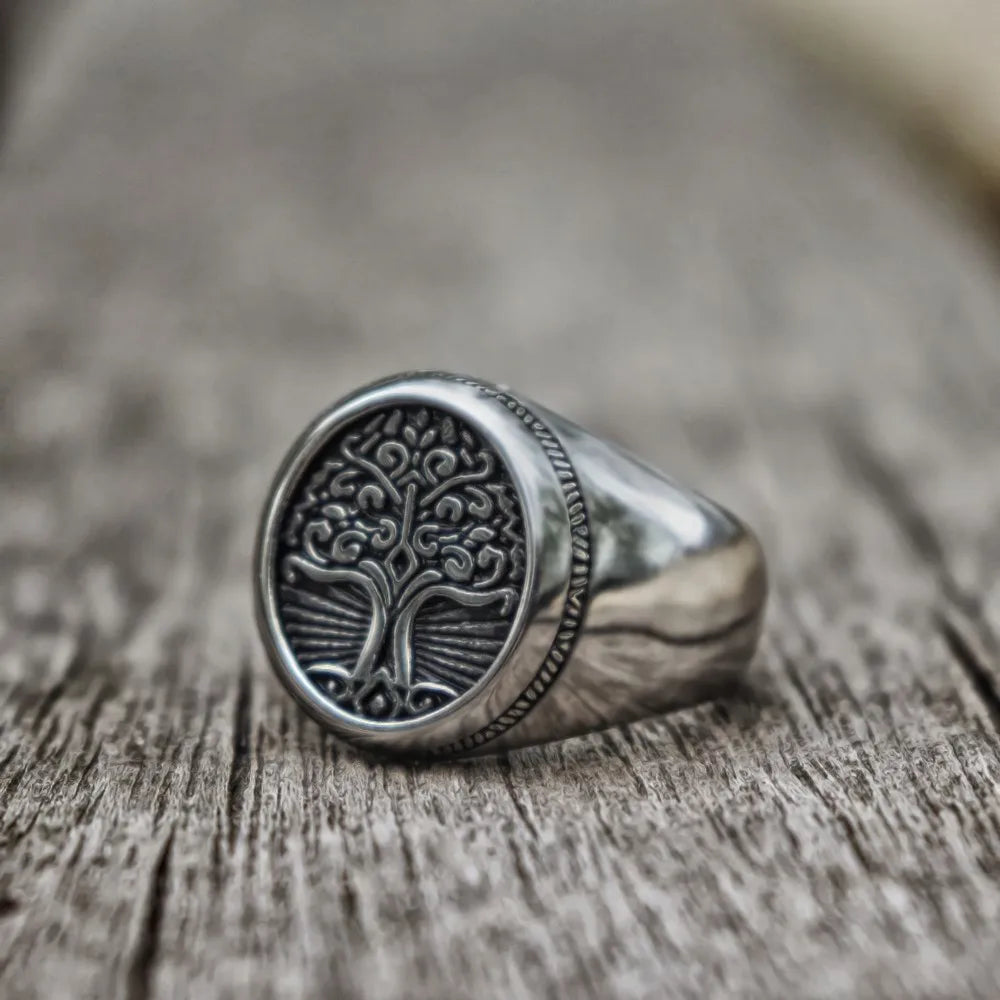 Keltischer Lebensbaum-Ring für Damen