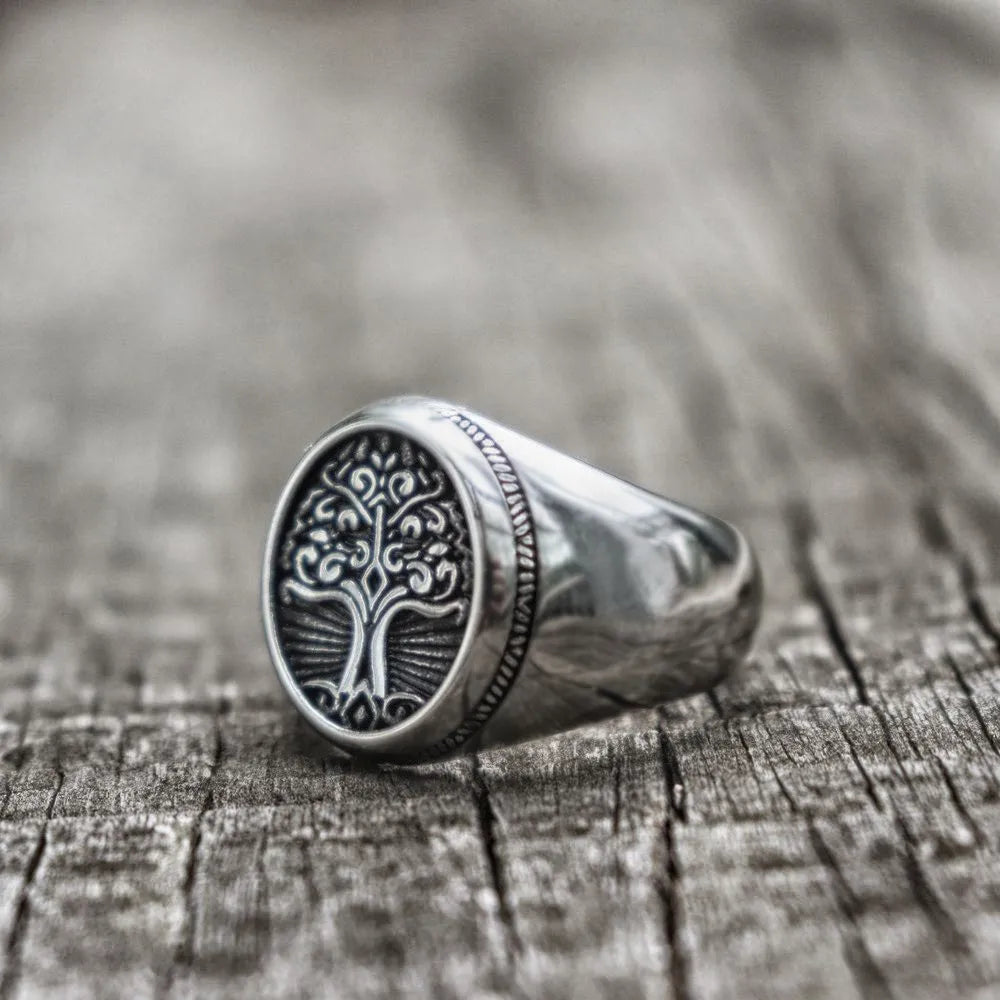 Keltischer Lebensbaum-Ring für Damen