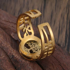 Lebensbaum Damenring Gold