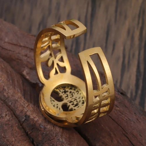 Levensboom Ring Dames Goud