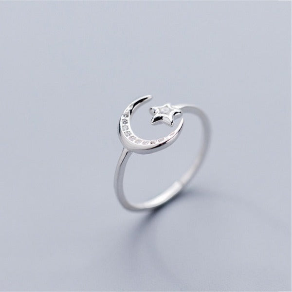 Ring Astres Mond und Sterne Damen 