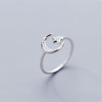 Ring Astres Mond und Sterne Damen 