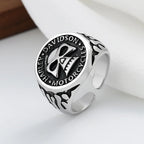 Ring mit gotischem Totenkopf-Ring