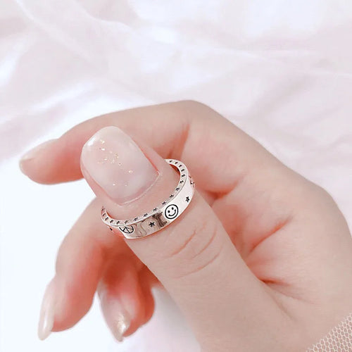 Bague avec Etoiles Astrologie