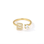 Personlig ring med initialen b