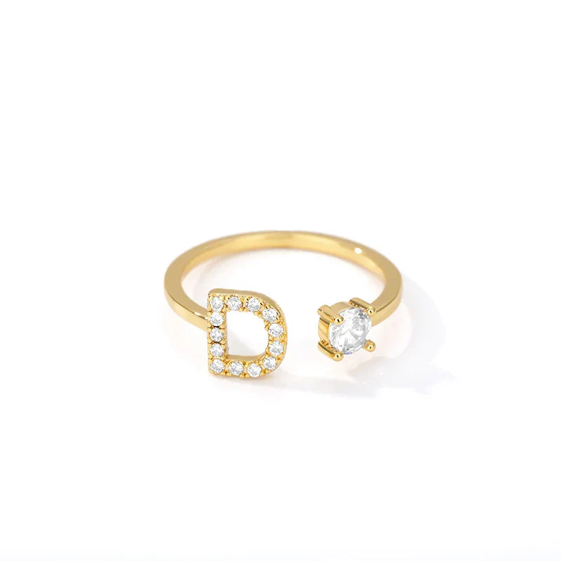 Personlig ring med initialen d
