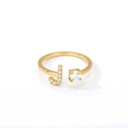 Personlig ring med initialen j