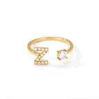 Personlig ring med initialen z