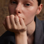 Anello con perla d'acqua dolce oro