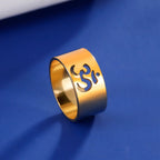 Bague Bouddhiste Om Tibétain or