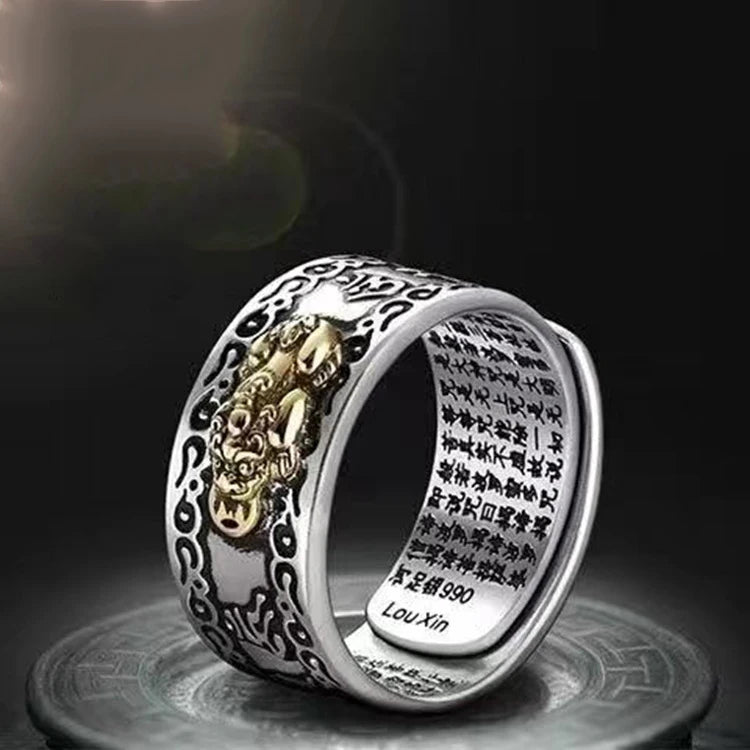 Bague Bouddhiste Om Tibétain pour Homme ou Femme