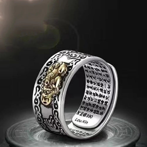 Bague Bouddhiste Om Tibétain pour Homme ou Femme