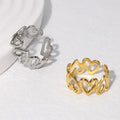 Anello Cuore Regolabile Donna oro