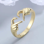 Anello Cuore Romantico Oro 