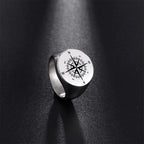 Anello Bussola Rosa dei Venti stile 1