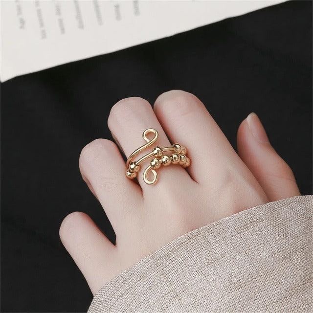 Anello Contro l'Ansia per Donna oro