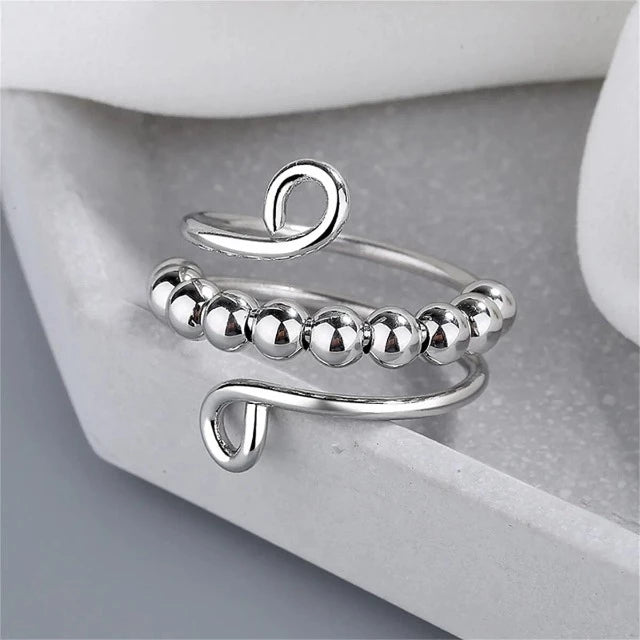 Anello Contro l'Ansia per Donna argento