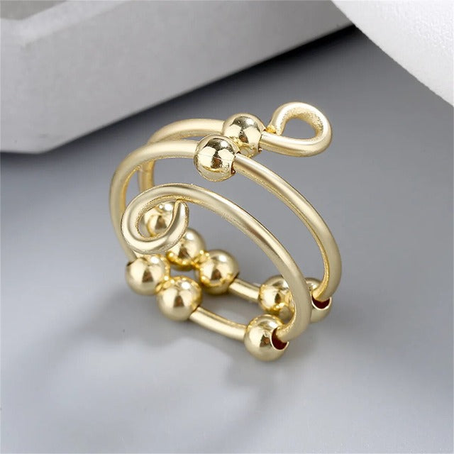 Anello Contro l'Ansia per Donna oro