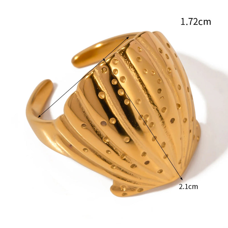 Anello Conchiglia Conchiglia di San Giacomo per Donna