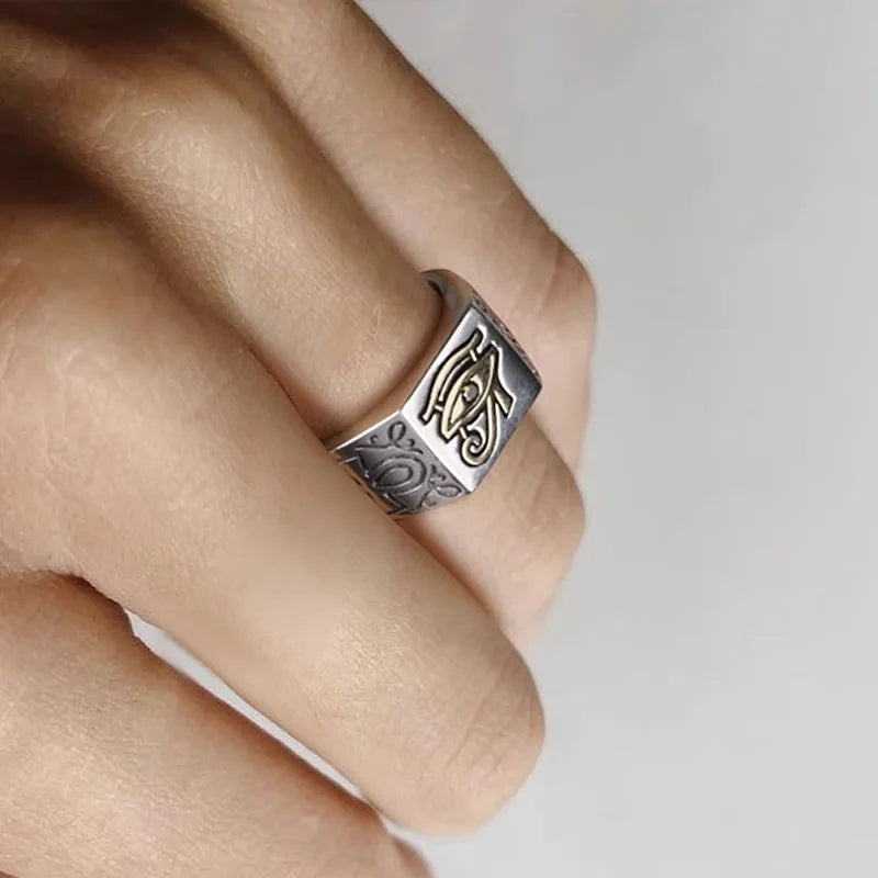 Ägyptischer Ring Horusauge