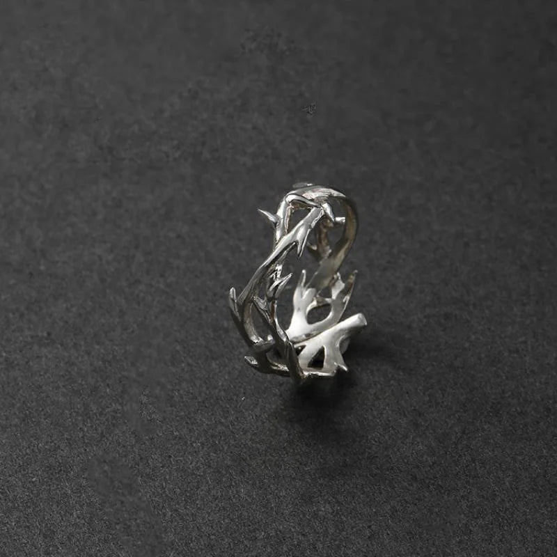 Anello in Rami di Corallo Argentato