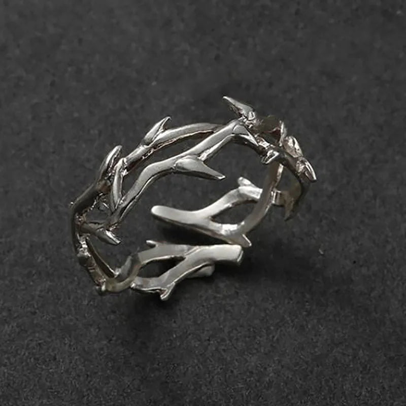 Anello in Rami di Corallo Argentato