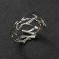 Anello in Rami di Corallo Argentato