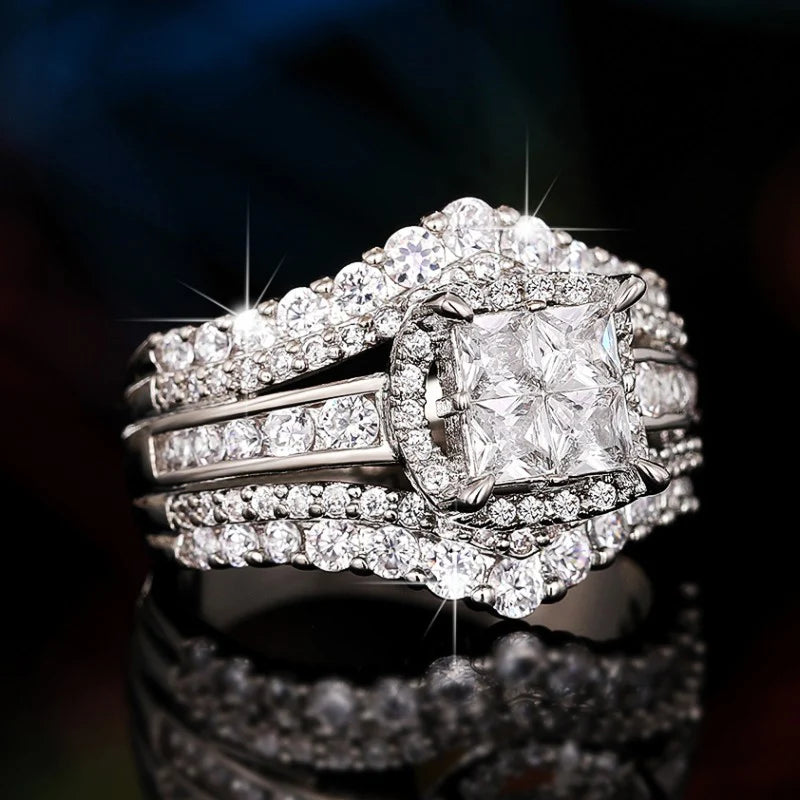Anello donna zircone cubico 