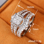 Anello donna zircone cubico 