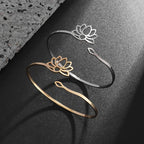 Feiner Lotusblumenring für Damen 