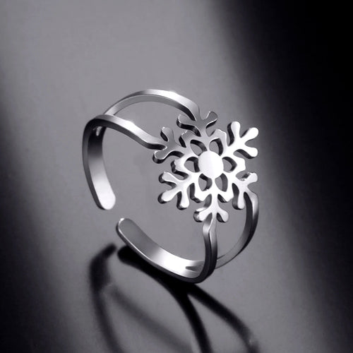 Anello Fiocco di Neve Donna Anello argento