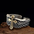 Anello Uomo Croce Anello Cristiano