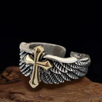 Anello Uomo Croce Anello Cristiano
