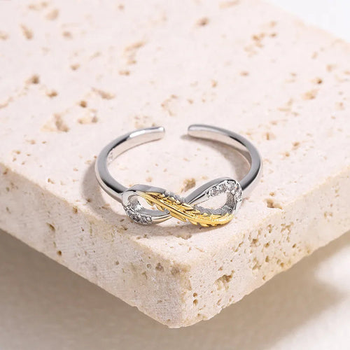 Anello Infinito Piuma