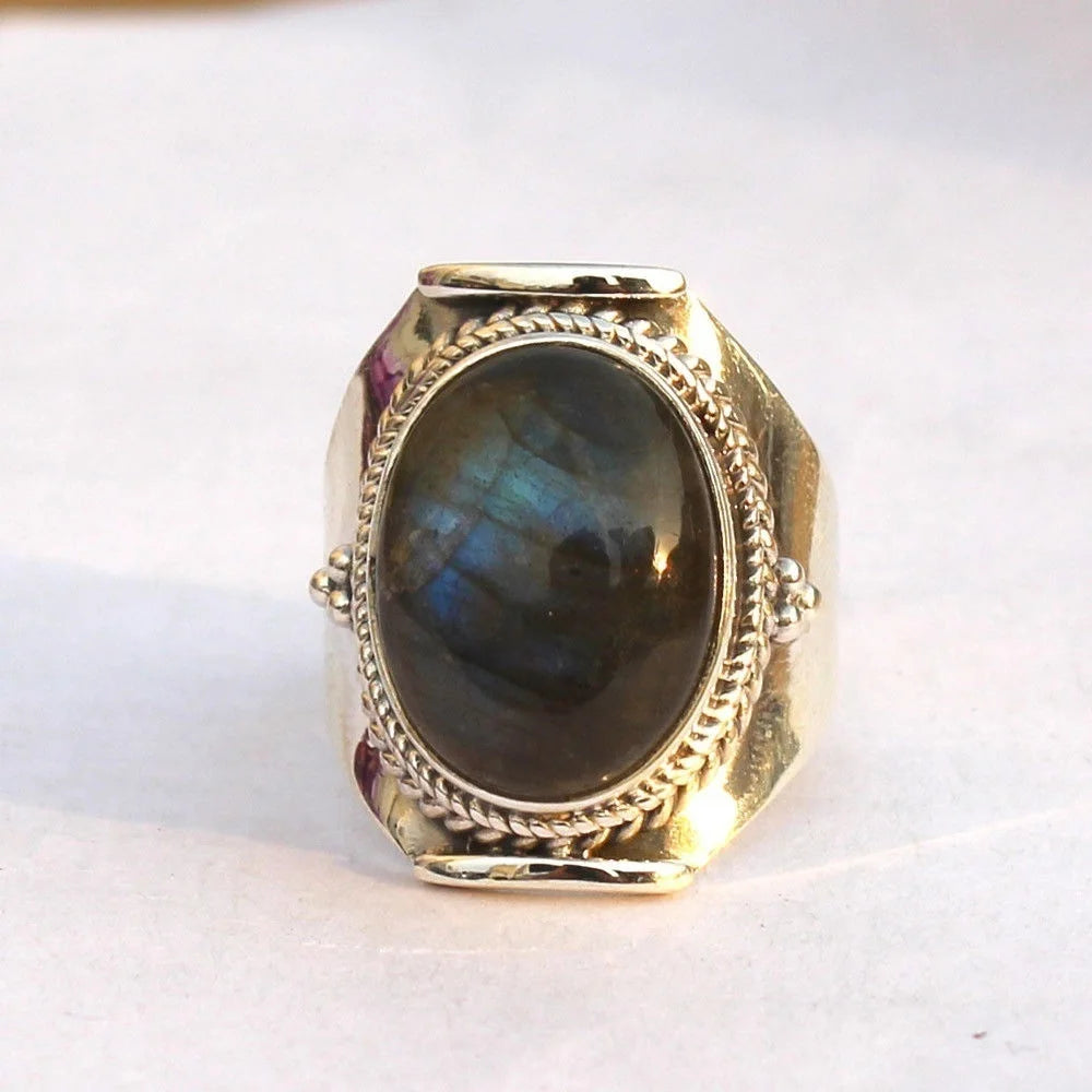 Labradorit-Ring 