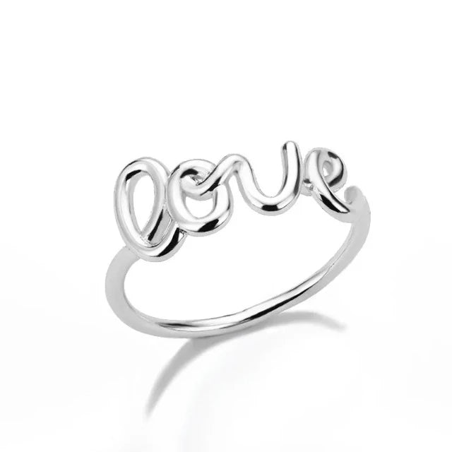 Love Silver Ring