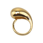 Anello Originale Grande Goccia d'Acqua oro