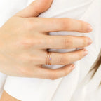 Geburtssteinring Silber & Gold 