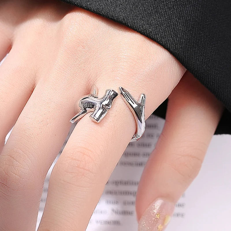 Hammerhai Ring Silber