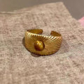 Bague Rétro de Protection Oeil de Tigre