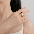 Ring mit Ali Zulfiqar Schwert arabisches Symbol Gold