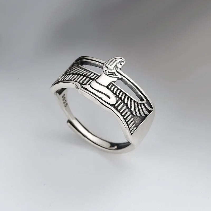 Bague Style Ancien Cleopâtre Reine D'Egypte