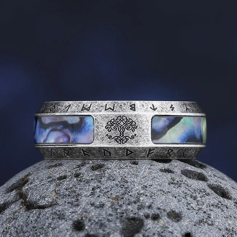 Viking-Stil Yggdrasil Herrenring